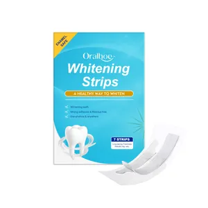 Professional Teeth Whitening Strips With Enamel Safe Formula And Mint Flavor For Yellow Stains Removal Home Oral Care Portable Pack