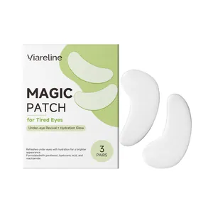 Viareline feuchtigkeitsspendende Augenpads für müde Augen mit Panthenol und Niacinamid