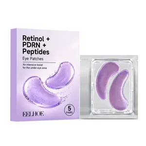 EELHOE Retinol und Peptide Augenpads Set für intensive Feuchtigkeit der Augenpartie