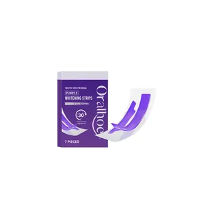 Professional Oralhoe purple teeth whitening strips for home oral care and a smile