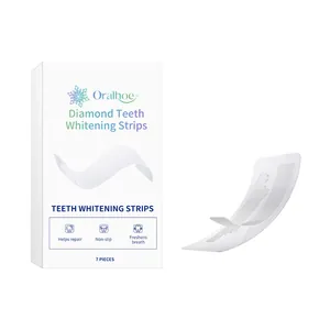 Lot de 7 bandes de blanchiment des dents Oralhoe pour un sourire éclatant et blanc