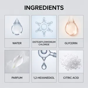 Ingredient list of laundry detergent sheets showing water, glycerin, and citric acid