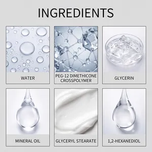 Ingredient breakdown of leather care cream showing glycerin and mineral oil textures