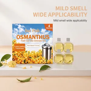 Jue Fish Osmanthus geurverdrijver capsules voor vuilnisbak met losse capsules.
