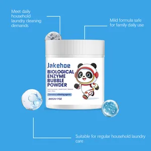 Jakehoe Bio-Enzym-Waschpulver 260g Flasche detaillierte Merkmalsbeschreibung Text