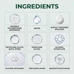 Macro photography showcasing the chemical ingredients list of professional anti-slip glue.