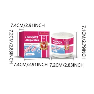 Detailed product view of JAKEHOE air purifying magic box showing exact size dimensions