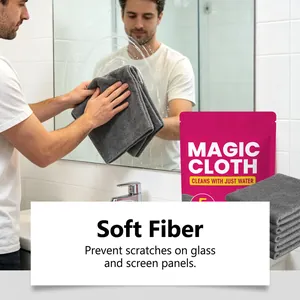 Panno magico in microfibra per pulire vetri e schermi senza graffi
