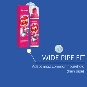 Effektiver Jakehoe Schaum-Abflussreiniger für breite Haushaltsabflussrohre 100ml