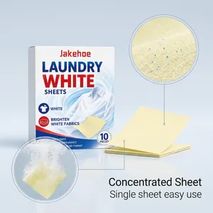 Détails des feuilles de blanchiment concentrées montrant la texture et l'utilisation.