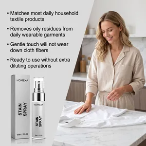 Effective HOMEXA laundry stain remover spray for daily garment care in a 30ml bottle