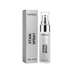 Professional HOMEXA 30ml stain removal spray for clothing with silver packaging box