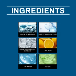 Dishwasher cleaning tablet ingredients including citric acid and sodium bicarbonate