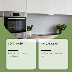 Professional air fryer cleaning powder features for effortless soak and wash solution