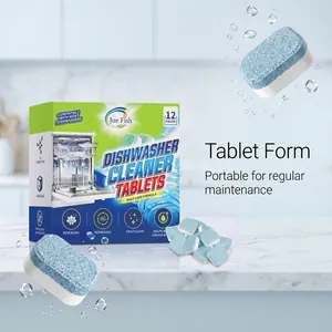 Jue Fish professional dishwasher cleaner tablets in portable form for regular maintenance