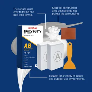 Jakehoe multi-purpose epoxy putty repair kit with AB adhesive blocks and application tools