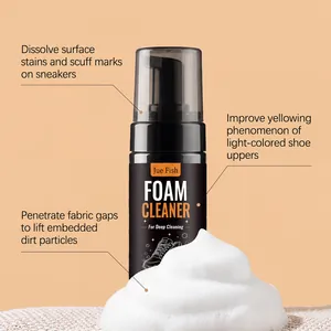 Effective deep cleaning sneaker foam cleaner showing rich texture and stain removal benefits