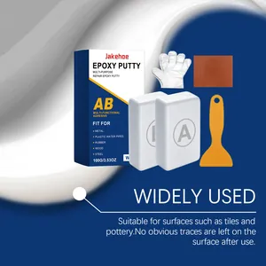 Detailed view of Jakehoe 100g multi-purpose epoxy putty kit with tools for household repair