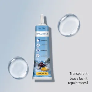 Detail view of JUEFISH vinyl adhesive tube for waterproof inflatable product repair