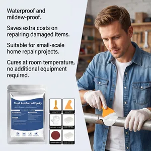 Professional steel reinforced epoxy AB repair glue kit for fixing metal pipe cracks