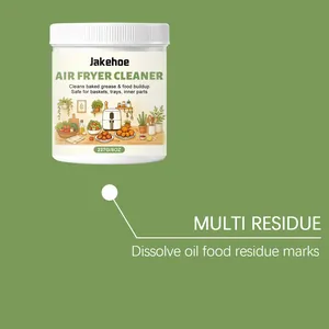 Jakehoe air fryer cleaner powder for effectively dissolving grease and food residue