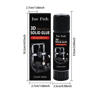 Accurate dimensions of Jue Fish 3D printer hot bed solid glue stick and packaging box