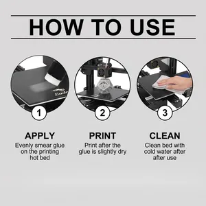 Detailed step-by-step guide for applying 3D printer glue stick for better adhesion