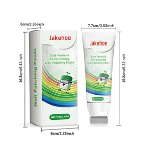 Detailed dimensions of JAKEHOE anti-cracking wall patching paste and packaging box