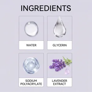 Detaillierte Ansicht der Inhaltsstoffe von Lavendel Auto-Aromatherapie mit Extrakten.