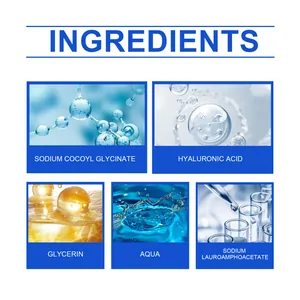 Liste des ingrédients du nettoyant pour chaussures blanches avec glycinate de cocoyle