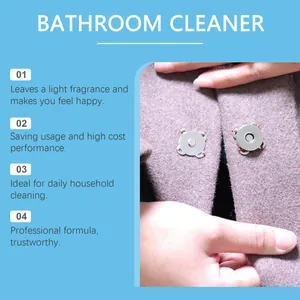 Close-up detail showing effectiveness of fabric rust remover on garment metal snaps