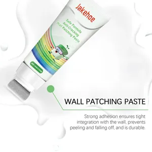 Detail of JAKEHOE wall patching paste tube with sponge roller for easy application
