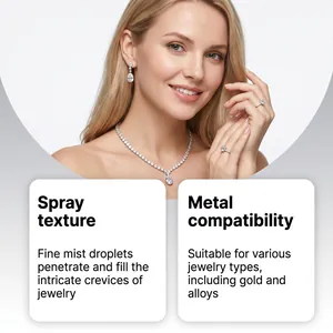 Spray detergente per gioielli efficace per lucidare oro e argento con diamanti