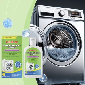 100ml Wasmachinereiniger Vloeistof Diepe Reiniging Vlek Geurverwijdering Voor Trommel Pulsator Wasmachine Thuisreiniging