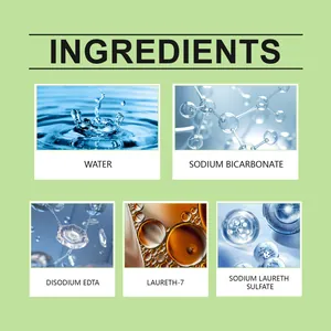 Ingredientes del limpiador de lavavajillas con bicarbonato de sodio