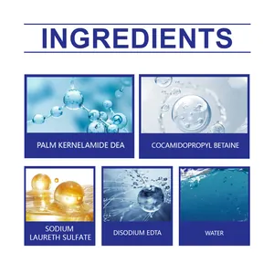 Detailed ingredient list of Jue Fish glasses cleaning spray showing scientific formula info