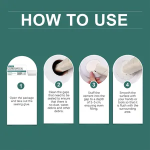 Step-by-step guide on how to use Jue Fish sealing mud for wall gap and hole repair