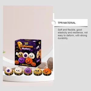Set di giocattoli antistress a forma di fantasma di Halloween in materiale TPR durevole