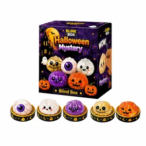 Halloween Fantasma Squishy Set Morbido TPR Sensoriale Antistress Giocattoli Scatola Misteriosa per Bambini Adulti Regalo Festa