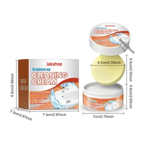 Dimensions detail of Jakehoe 100g multipurpose cleaning cream with applicator sponge and box