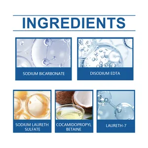 Ingredients breakdown of white shoe cleaning paste including Sodium Bicarbonate and Coconut