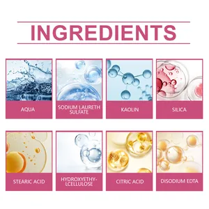 Visual ingredients list of Jakehoe stainless steel cleaning paste for cookware stains