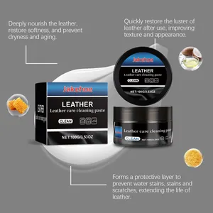 Comprehensive detail view of JAKEHOE leather care cleaning paste for sofa and furniture
