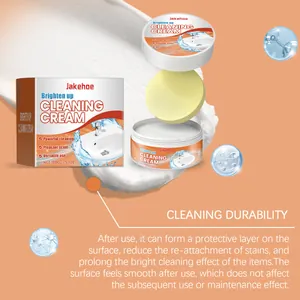 Jakehoe multi-purpose cleaning cream detail showing durability and protective layer benefits.
