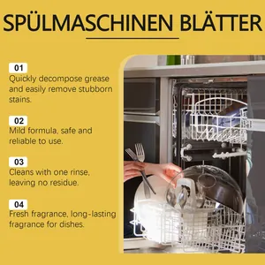 Detailed features of effective grease removal dishwasher detergent cleaning sheets