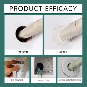 Waterproof sealing clay for filling air conditioning holes and wall conduits