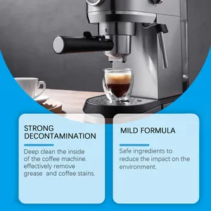 Détails sur l'efficacité du nettoyage des machines à café pour éliminer les graisses.