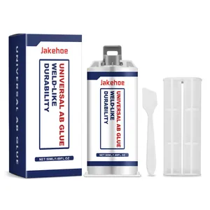 JAKEHOE 50ml Σετ κόλλας AB για επισκευή ρωγμών με σπάτουλα και σωλήνα ανάμειξης