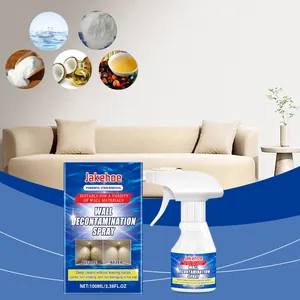 Jakehoe Wall Decontamination Spray Powerful Cleaning Stain Remover for Bathroom Tiles Polishing Mild Formula Multi-surface Use