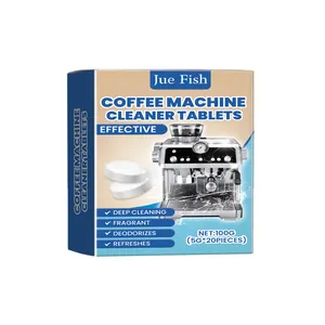 Pastilles de nettoyage pour machines à café Jue Fish 20 pièces pour détartrage profond